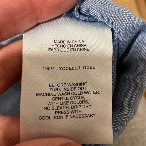 Jones New York signature lyocell tie front elastic waist short, size S, NWT - Picture 8 of 8